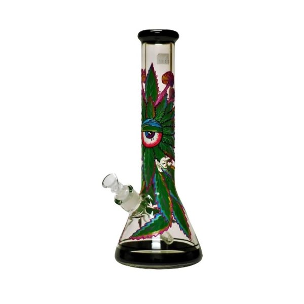 Bloody Peacock Eye Glass Water Pipe