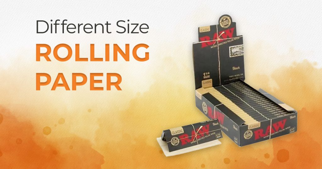 different size rolling paper